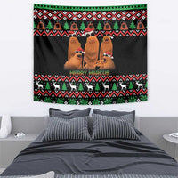 Marcus The Worm Christmas Tapestry Funny Gen Alpha Meme Slang - Wonder Print Shop