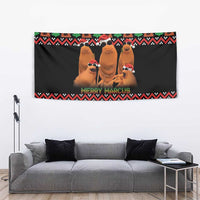 Marcus The Worm Christmas Tapestry Funny Gen Alpha Meme Slang - Wonder Print Shop