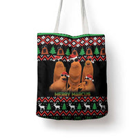 Marcus The Worm Christmas Tote Bag Funny Gen Alpha Meme Slang - Wonder Print Shop