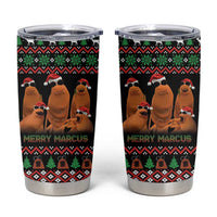 Marcus The Worm Christmas Tumbler Cup Funny Gen Alpha Meme Slang - Wonder Print Shop
