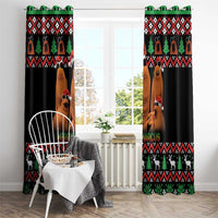 Marcus The Worm Christmas Window Curtain Funny Gen Alpha Meme Slang - Wonder Print Shop