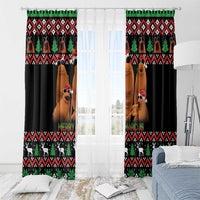Marcus The Worm Christmas Window Curtain Funny Gen Alpha Meme Slang - Wonder Print Shop