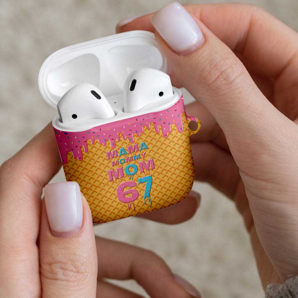 Mama Mommy Mom Six Seven 67 AirPods Case Sweet Dripping Style - Wonder Print Shop