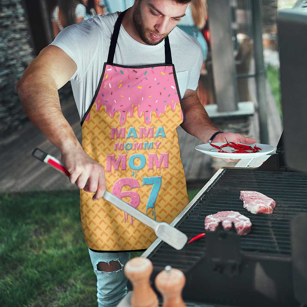Mama Mommy Mom Six Seven 67 Apron Sweet Dripping Style - Wonder Print Shop