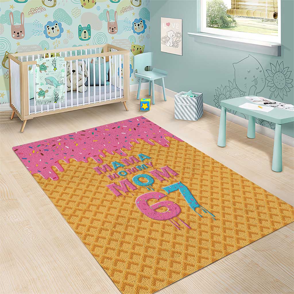 Mama Mommy Mom Six Seven 67 Area Rug Sweet Dripping Style - Wonder Print Shop