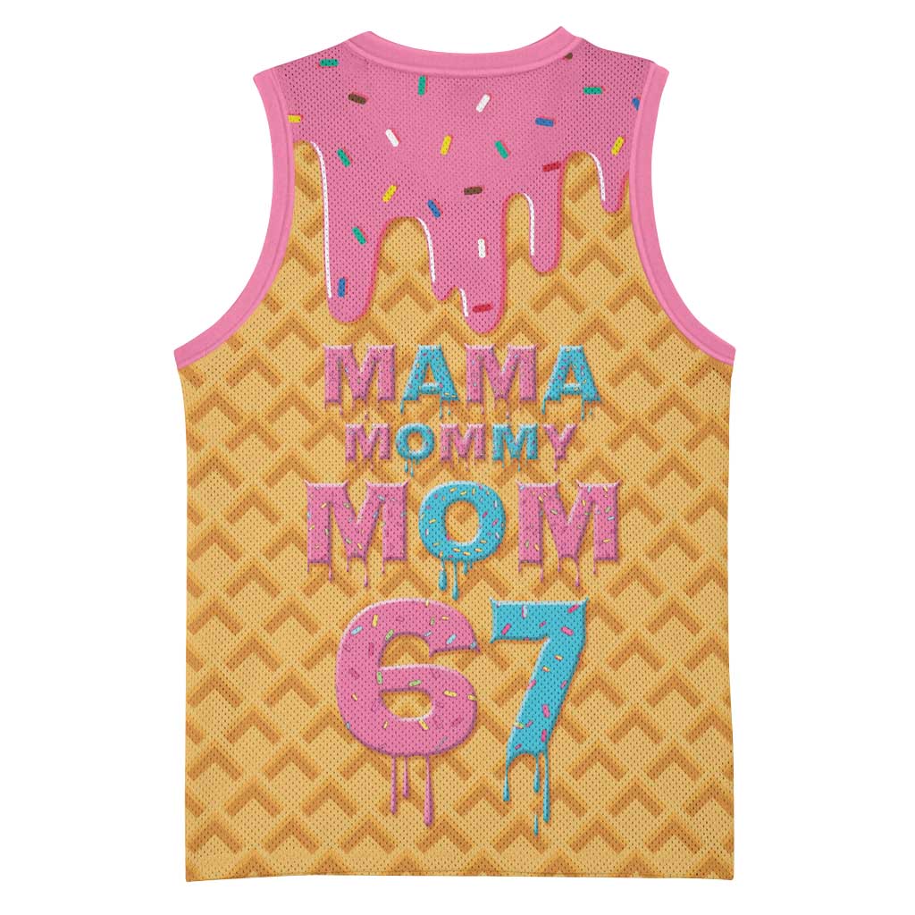 Mama Mommy Mom Six Seven 67 Basketball Jersey Sweet Dripping Style - Wonder Print Shop