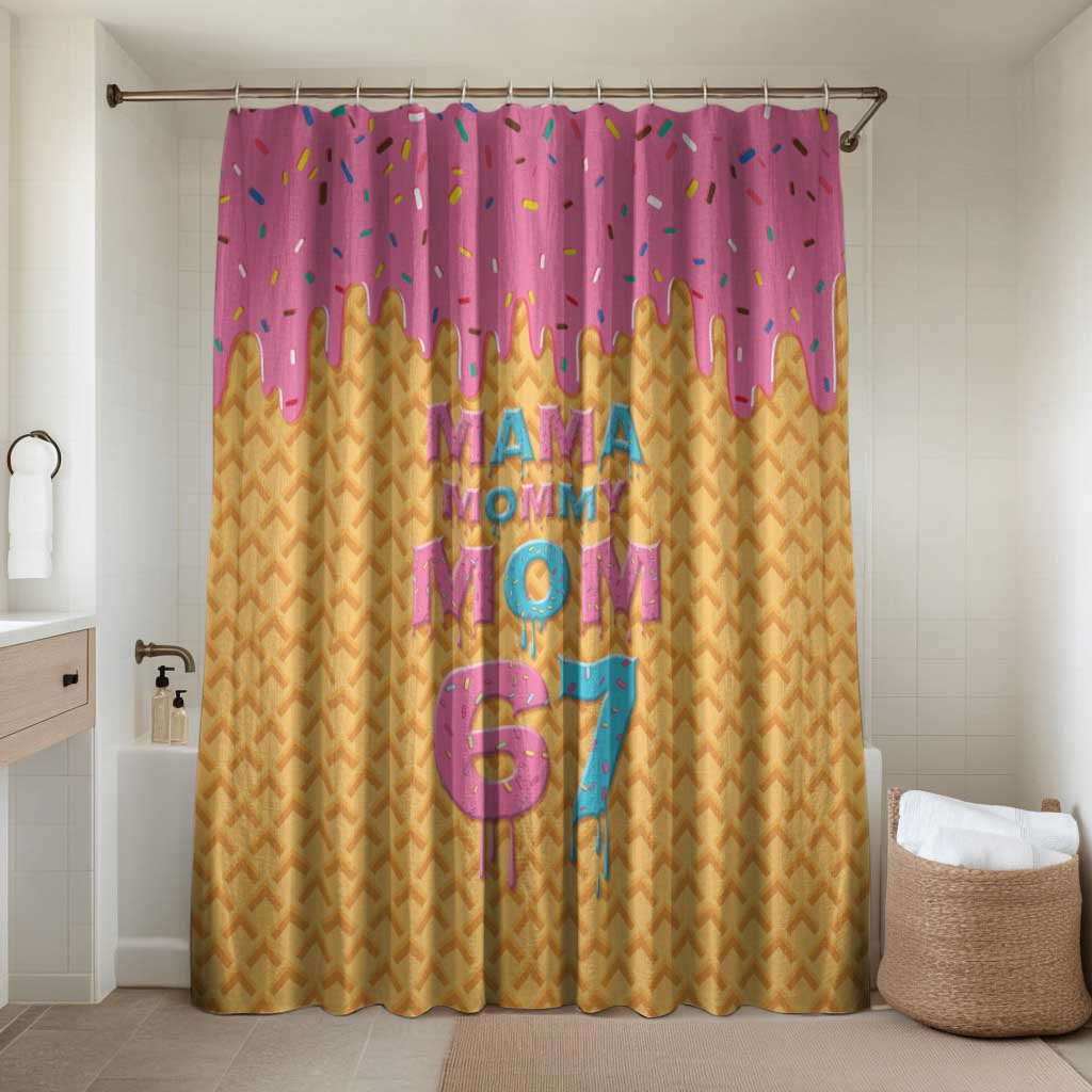 Mama Mommy Mom Six Seven 67 Bathroom Set Sweet Dripping Style - Wonder Print Shop