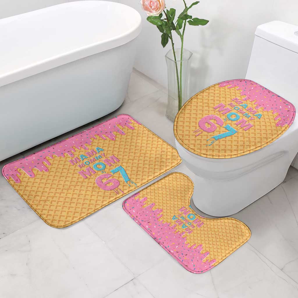 Mama Mommy Mom Six Seven 67 Bathroom Set Sweet Dripping Style - Wonder Print Shop