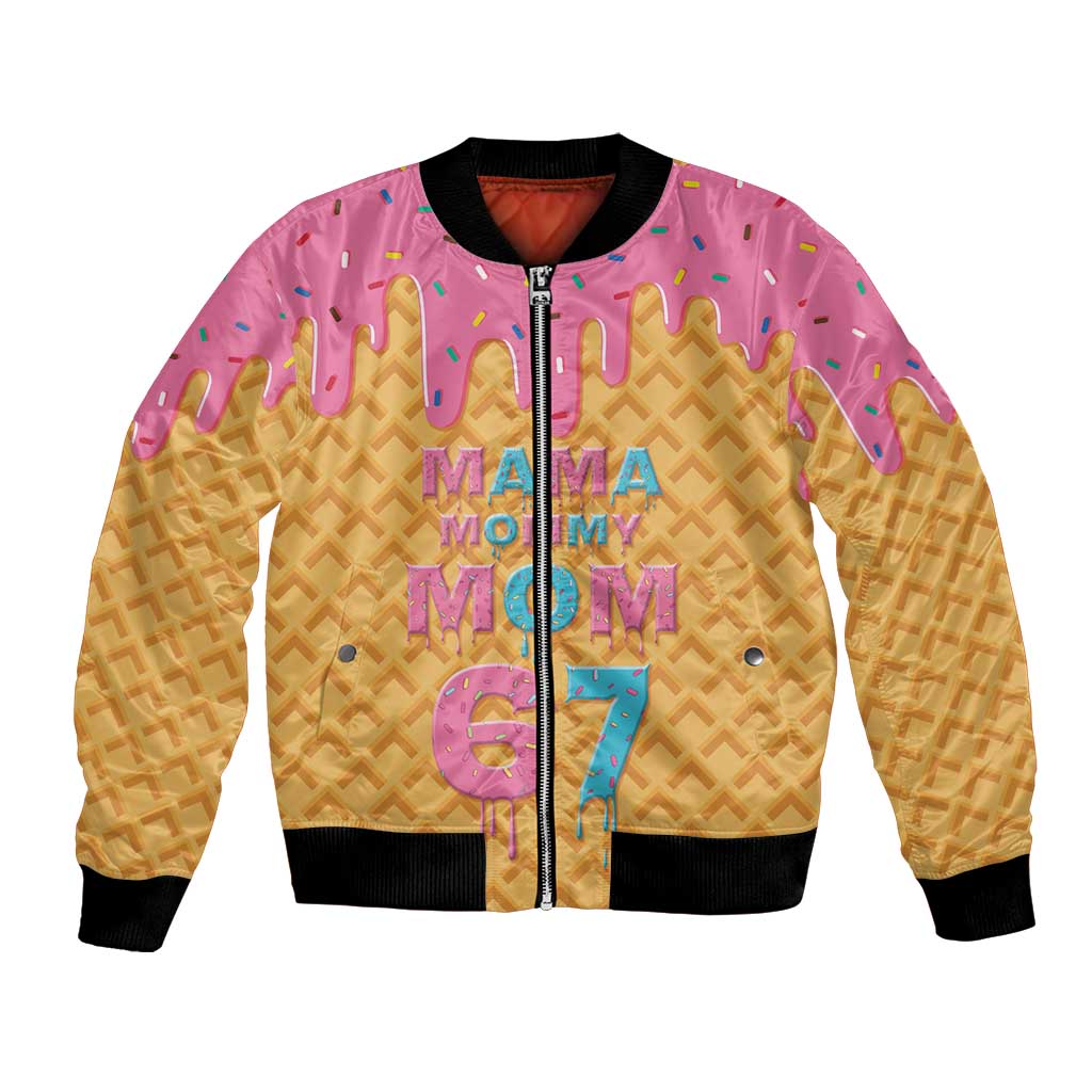 Mama Mommy Mom Six Seven 67 Bomber Jacket Sweet Dripping Style - Wonder Print Shop