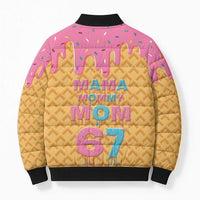 Mama Mommy Mom Six Seven 67 Bomber Puffer Jacket Sweet Dripping Style - Wonder Print Shop