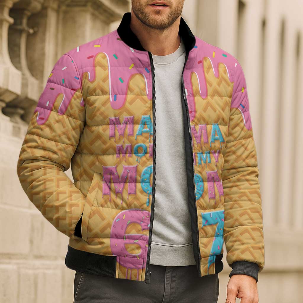 Mama Mommy Mom Six Seven 67 Bomber Puffer Jacket Sweet Dripping Style - Wonder Print Shop