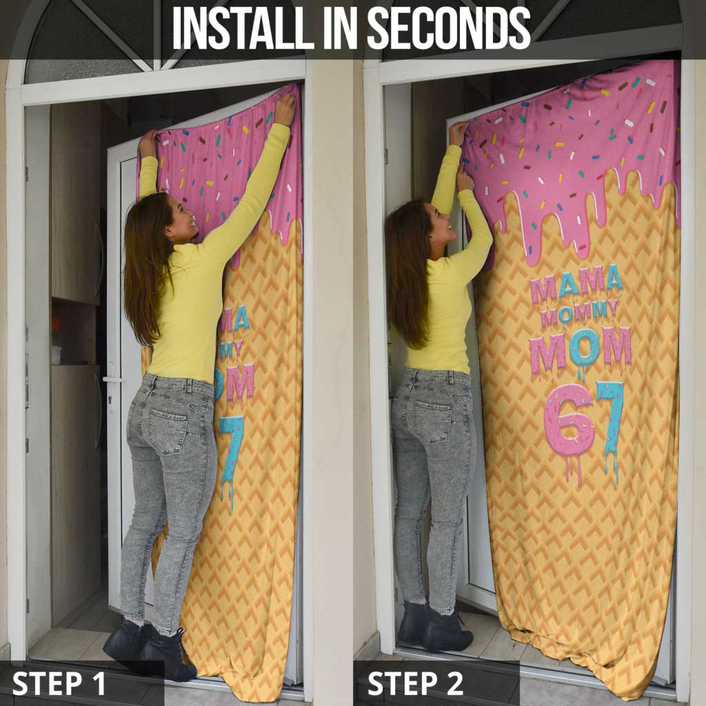 Mama Mommy Mom Six Seven 67 Door Cover Sweet Dripping Style - Wonder Print Shop