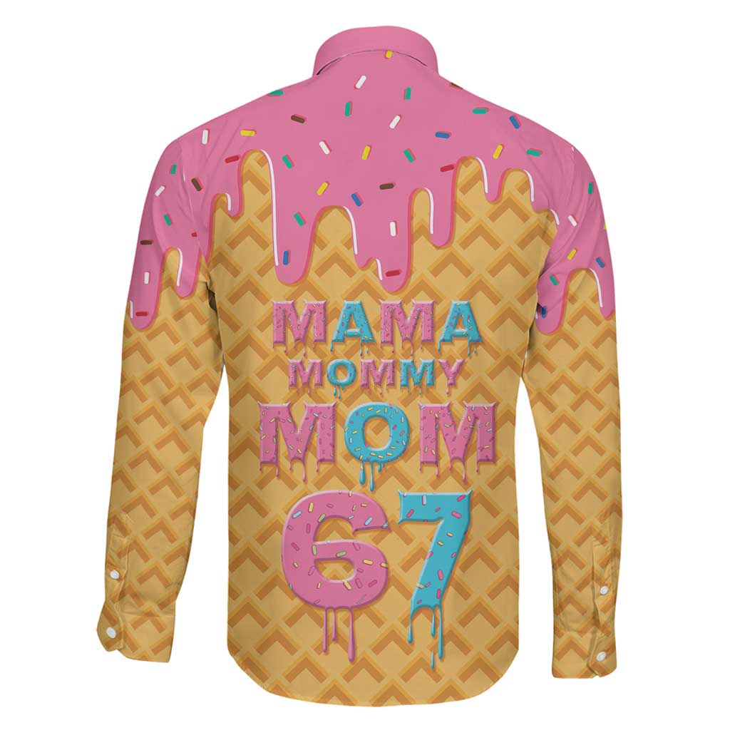 Mama Mommy Mom Six Seven 67 Family Matching Mermaid Dress and Hawaiian Shirt Sweet Dripping Style