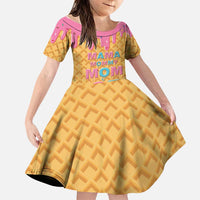 Mama Mommy Mom Six Seven 67 Family Matching Off Shoulder Short Dress and Hawaiian Shirt Sweet Dripping Style