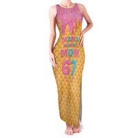 Mama Mommy Mom Six Seven 67 Family Matching Tank Maxi Dress and Hawaiian Shirt Sweet Dripping Style