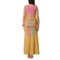 Mama Mommy Mom Six Seven 67 Family Matching Tank Maxi Dress and Hawaiian Shirt Sweet Dripping Style