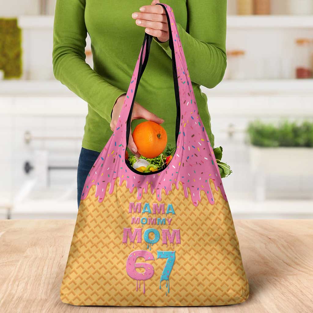 Mama Mommy Mom Six Seven 67 Grocery Bag Sweet Dripping Style - Wonder Print Shop