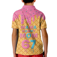 Mama Mommy Mom Six Seven 67 Kid Polo Shirt Sweet Dripping Style - Wonder Print Shop