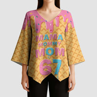 Mama Mommy Mom Six Seven 67 Kimono Sleeve Blouse Sweet Dripping Style - Wonder Print Shop