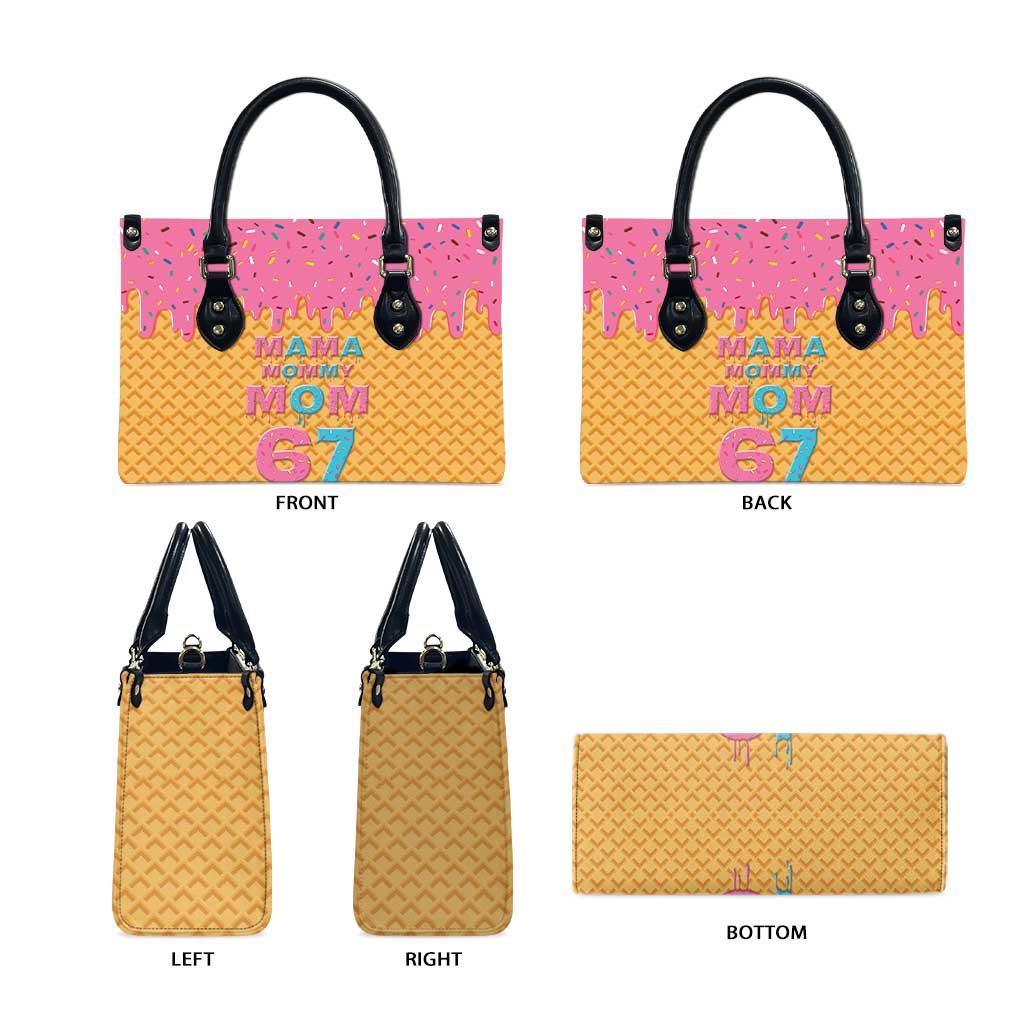 Mama Mommy Mom Six Seven 67 Leather Bag Sweet Dripping Style - Wonder Print Shop
