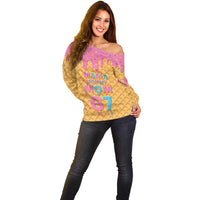 Mama Mommy Mom Six Seven 67 Off Shoulder Sweater Sweet Dripping Style - Wonder Print Shop