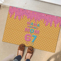 Mama Mommy Mom Six Seven 67 Rubber Doormat Sweet Dripping Style - Wonder Print Shop