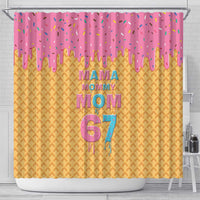 Mama Mommy Mom Six Seven 67 Shower Curtain Sweet Dripping Style - Wonder Print Shop