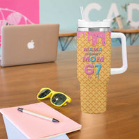 Mama Mommy Mom Six Seven 67 Tumbler With Handle Sweet Dripping Style - Wonder Print Shop
