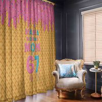 Mama Mommy Mom Six Seven 67 Window Curtain Sweet Dripping Style - Wonder Print Shop