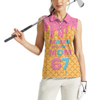 Mama Mommy Mom Six Seven 67 Women Sleeveless Polo Shirt Sweet Dripping Style - Wonder Print Shop