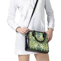 Indian Mandala Pattern Shoulder Handbag Green Geometric Floral Mandala