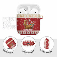 Sweden Christmas AirPods Case God Jul Nordic Julbock - Wonder Print Shop