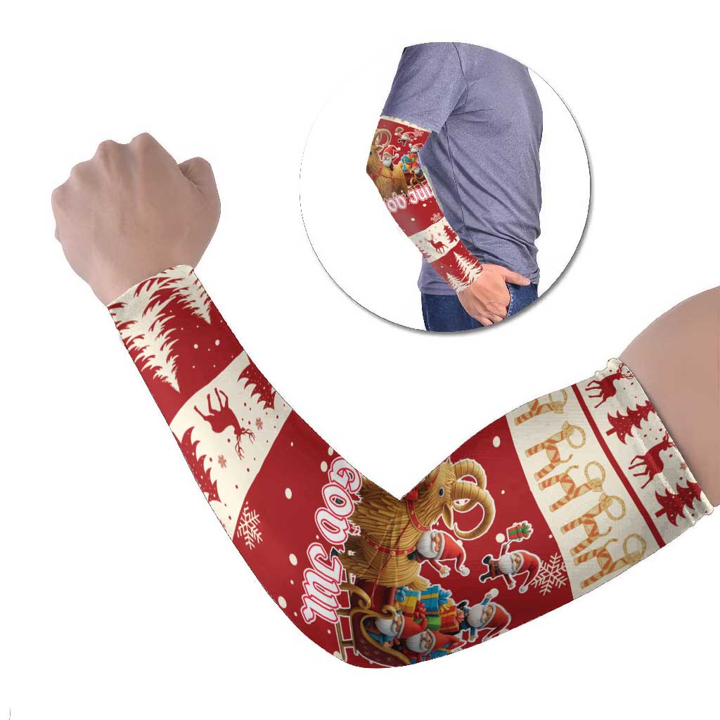 Sweden Christmas Arm Sleeves God Jul Nordic Julbock - Wonder Print Shop