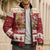 Sweden Christmas Bomber Puffer Jacket God Jul Nordic Julbock - Wonder Print Shop