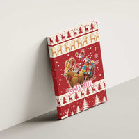 Sweden Christmas Canvas Wall Art God Jul Nordic Julbock - Wonder Print Shop