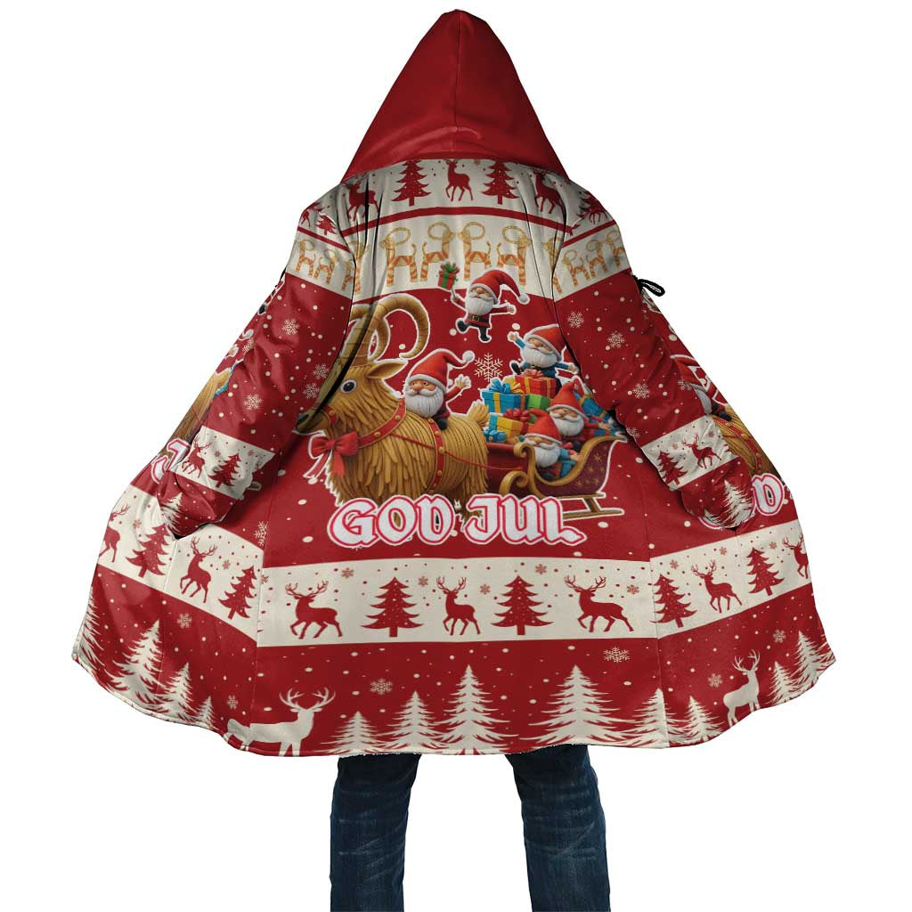 Sweden Christmas Cloak God Jul Nordic Julbock - Wonder Print Shop