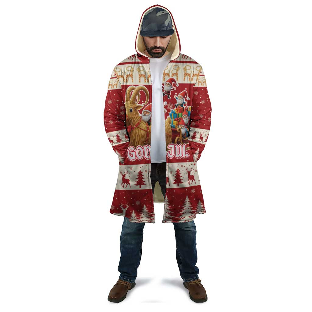 Sweden Christmas Cloak God Jul Nordic Julbock - Wonder Print Shop