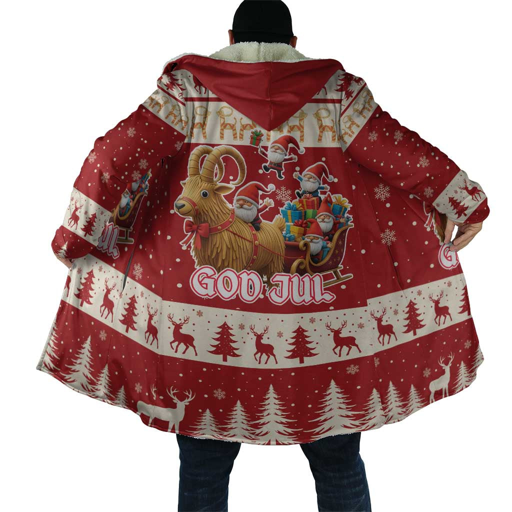 Sweden Christmas Cloak God Jul Nordic Julbock - Wonder Print Shop