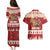 Sweden Christmas Couples Matching Puletasi and Hawaiian Shirt God Jul Nordic Julbock - Wonder Print Shop