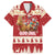 Sweden Christmas Family Matching Off The Shoulder Long Sleeve Dress and Hawaiian Shirt God Jul Nordic Julbock - Wonder Print Shop