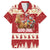 Sweden Christmas Family Matching Short Sleeve Bodycon Dress and Hawaiian Shirt God Jul Nordic Julbock - Wonder Print Shop