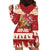 Sweden Christmas Hoodie Dress God Jul Nordic Julbock - Wonder Print Shop