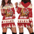 Sweden Christmas Hoodie Dress God Jul Nordic Julbock - Wonder Print Shop