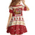 Sweden Christmas Kid Short Sleeve Dress God Jul Nordic Julbock - Wonder Print Shop