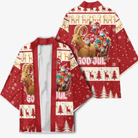 Sweden Christmas Kimono God Jul Nordic Julbock - Wonder Print Shop