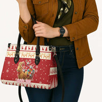 Sweden Christmas Leather Bag God Jul Nordic Julbock - Wonder Print Shop