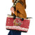 Sweden Christmas Leather Tote Bag God Jul Nordic Julbock - Wonder Print Shop