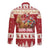 Sweden Christmas Long Sleeve Button Shirt God Jul Nordic Julbock - Wonder Print Shop