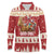 Sweden Christmas Long Sleeve Polo Shirt God Jul Nordic Julbock - Wonder Print Shop