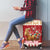 Sweden Christmas Luggage Cover God Jul Nordic Julbock - Wonder Print Shop